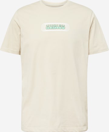 Hurley Performance shirt 'EXPLORE LOST SQUARE' in Brown: front