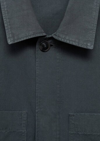 MANGO MAN Slim fit Button Up Shirt 'delave' in Blue