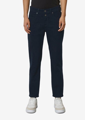 Marc O'Polo Regular Broek 'Theda' in Blauw: voorkant