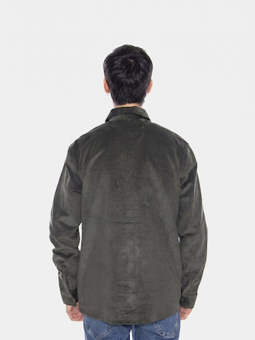 Comfort fit Camicia 'Corduroy' di DICKIES in verde