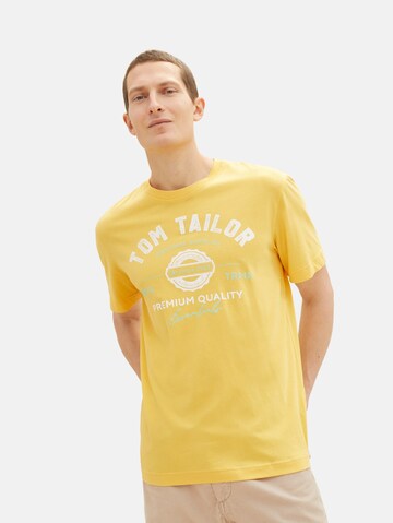 TOM TAILOR - Camisa em amarelo