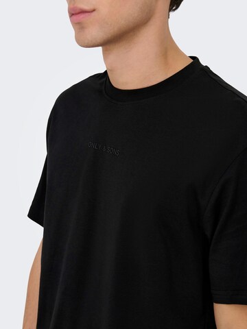 Only & Sons - Camiseta 'Levi' en negro