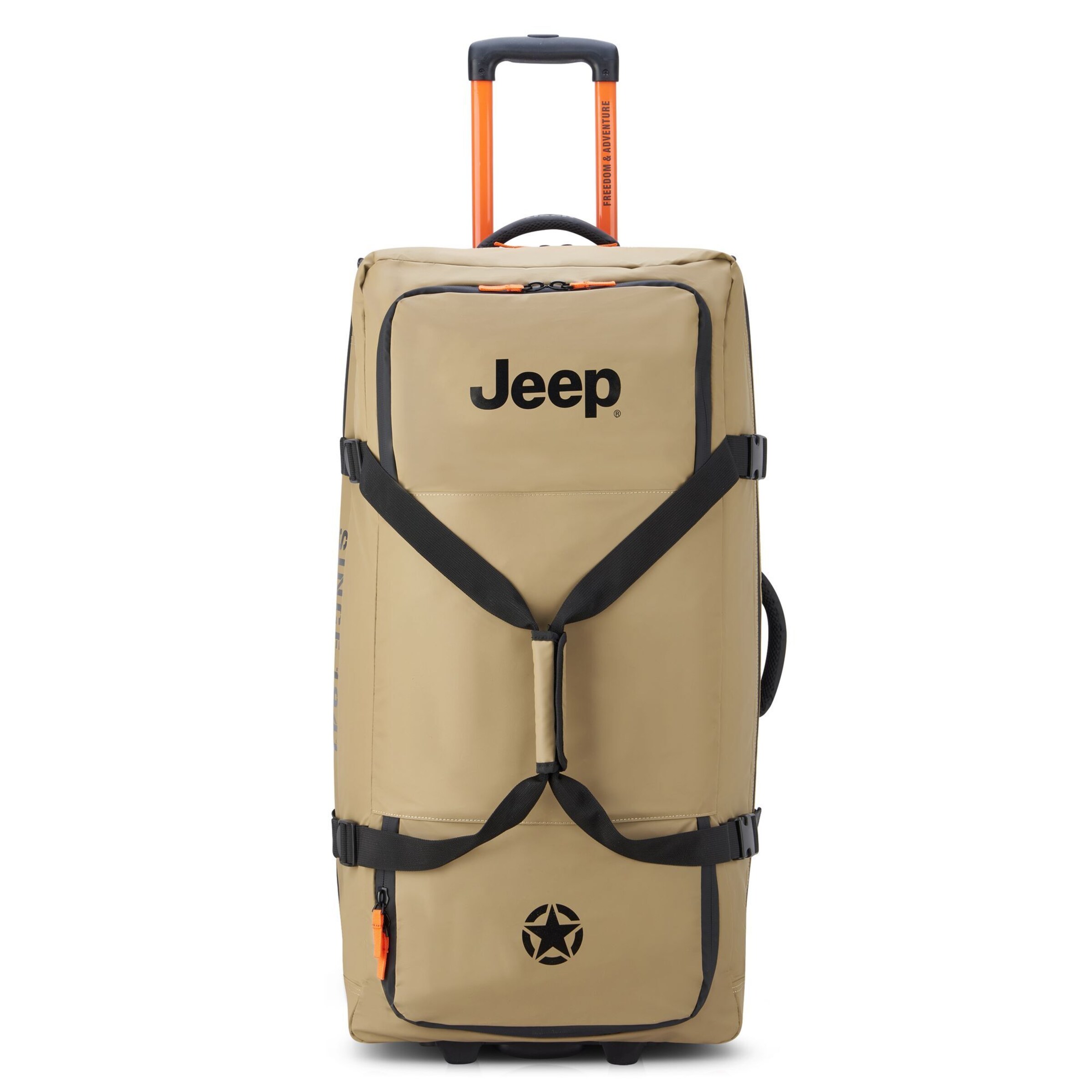 Sac de voyage Jeep en beige : devant