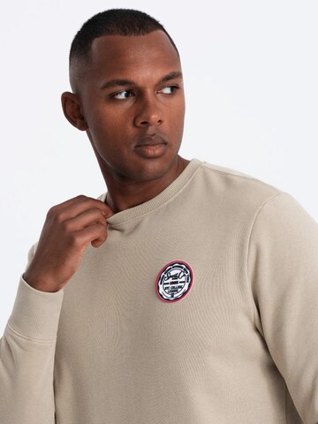 Ombre Sweatshirt 'OM-SSNZ-0134' in Beige