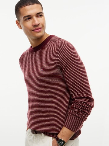 TOMMY HILFIGER Pullover in Braun