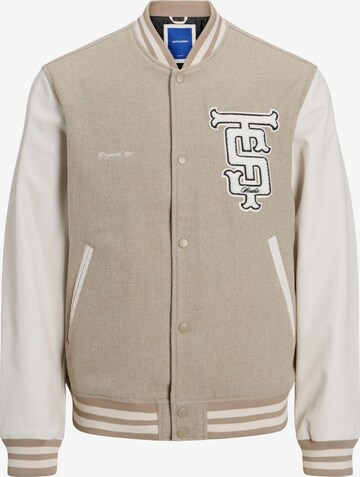 JACK & JONES - Chaqueta de entretiempo en beige: frente