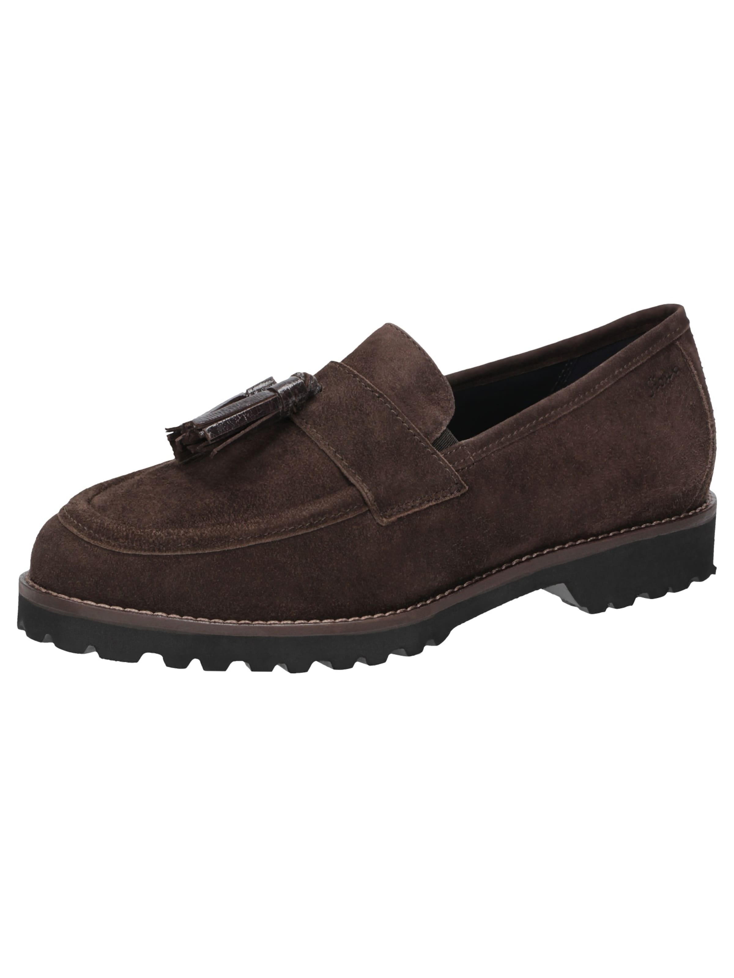 SIOUX Instappers ' Meredith-758-H ' in Bruin: voorkant