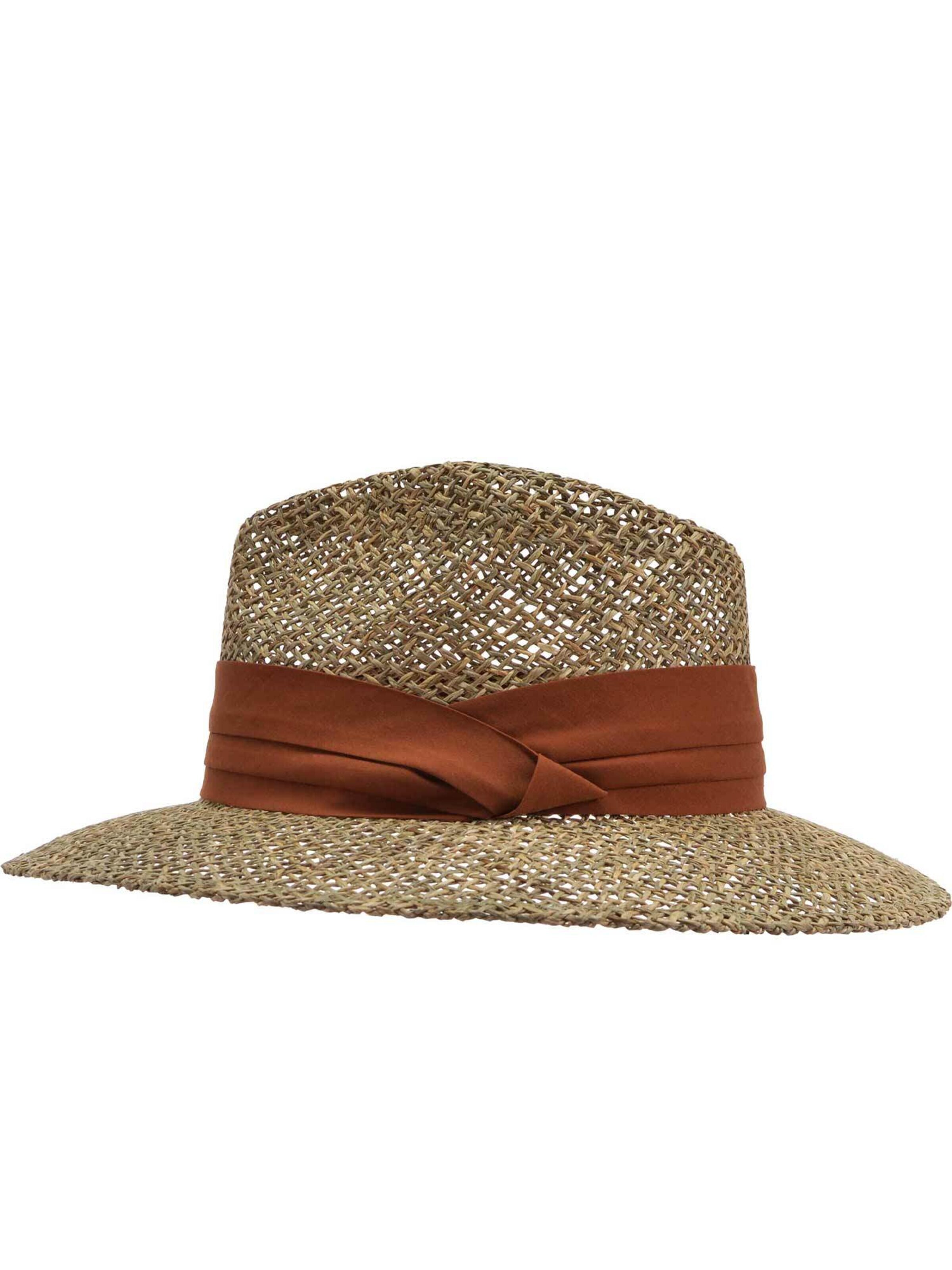 Seeberger Hat 'Hut' in Brown: front
