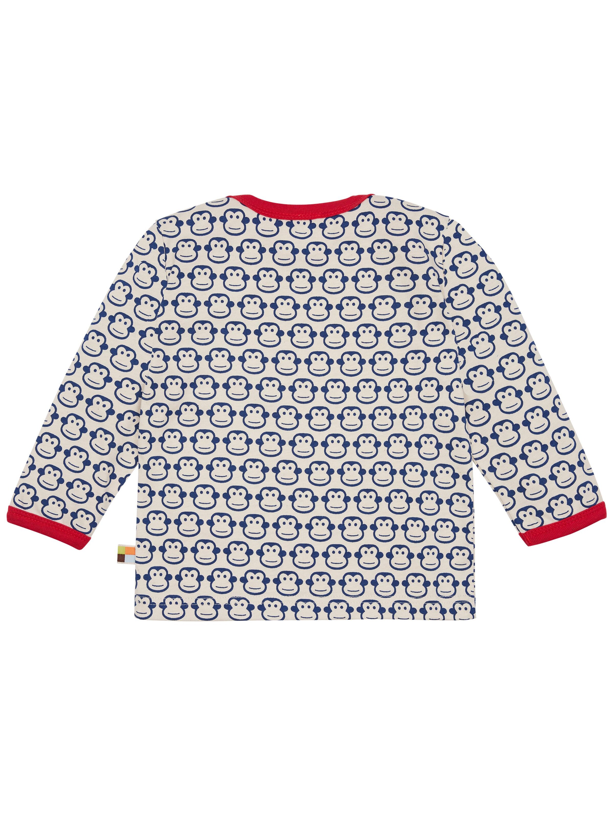 loud + proud Shirt 'Affen' in Blue