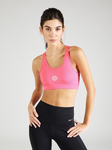 BIDI BADU Bustier Sport bh in Roze: voorkant