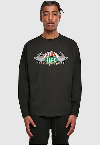 ABSOLUTE CULT Shirt 'Friends - Central Perk Christmas Lights' in Black: front