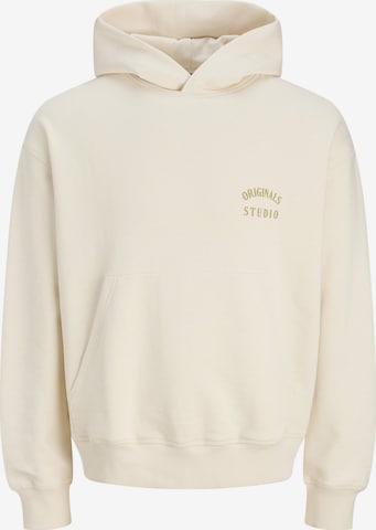 JACK & JONES Sweatshirt in Beige: front