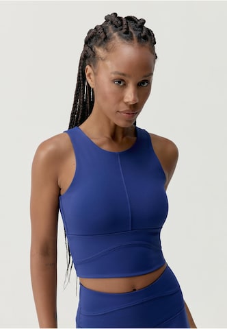 Born Living Yoga Bralette Bra 'Saori' in Blue