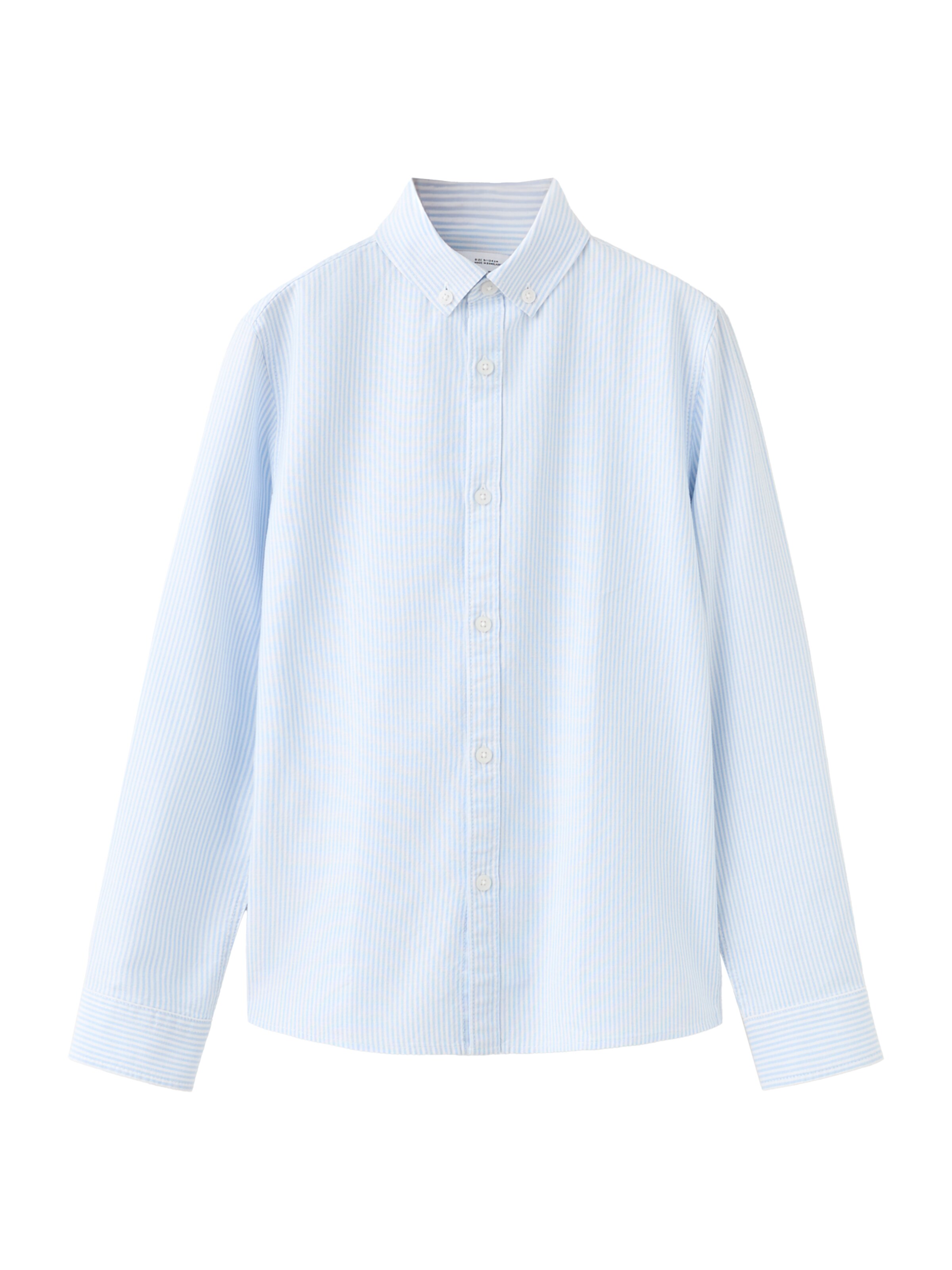 Cămașă 'ROXFORDR' pe 116 MANGO KIDS pe albastru deschis / alb, Vizualizare produs
