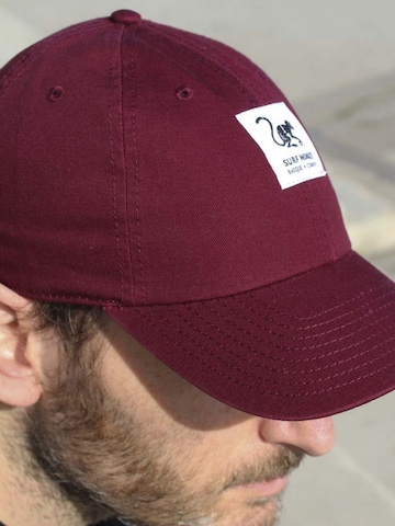 Surf Monkey - Gorra deportiva en rojo