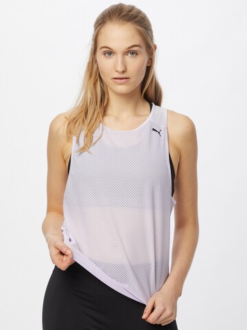 PUMA Sports Top in Purple: front