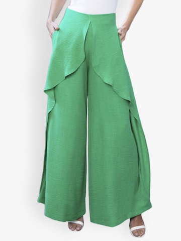 HotSquash Loosefit Kalhoty – zelená: přední strana