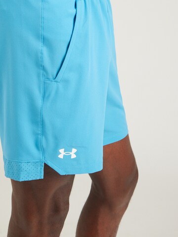 UNDER ARMOUR Normalny krój Spodnie sportowe w kolorze niebieski