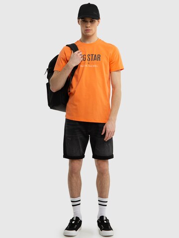 BIG STAR Shirt 'Bruno' in Orange