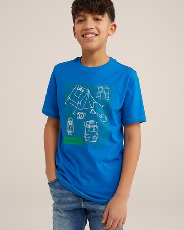 WE Fashion Póló - kék: elől