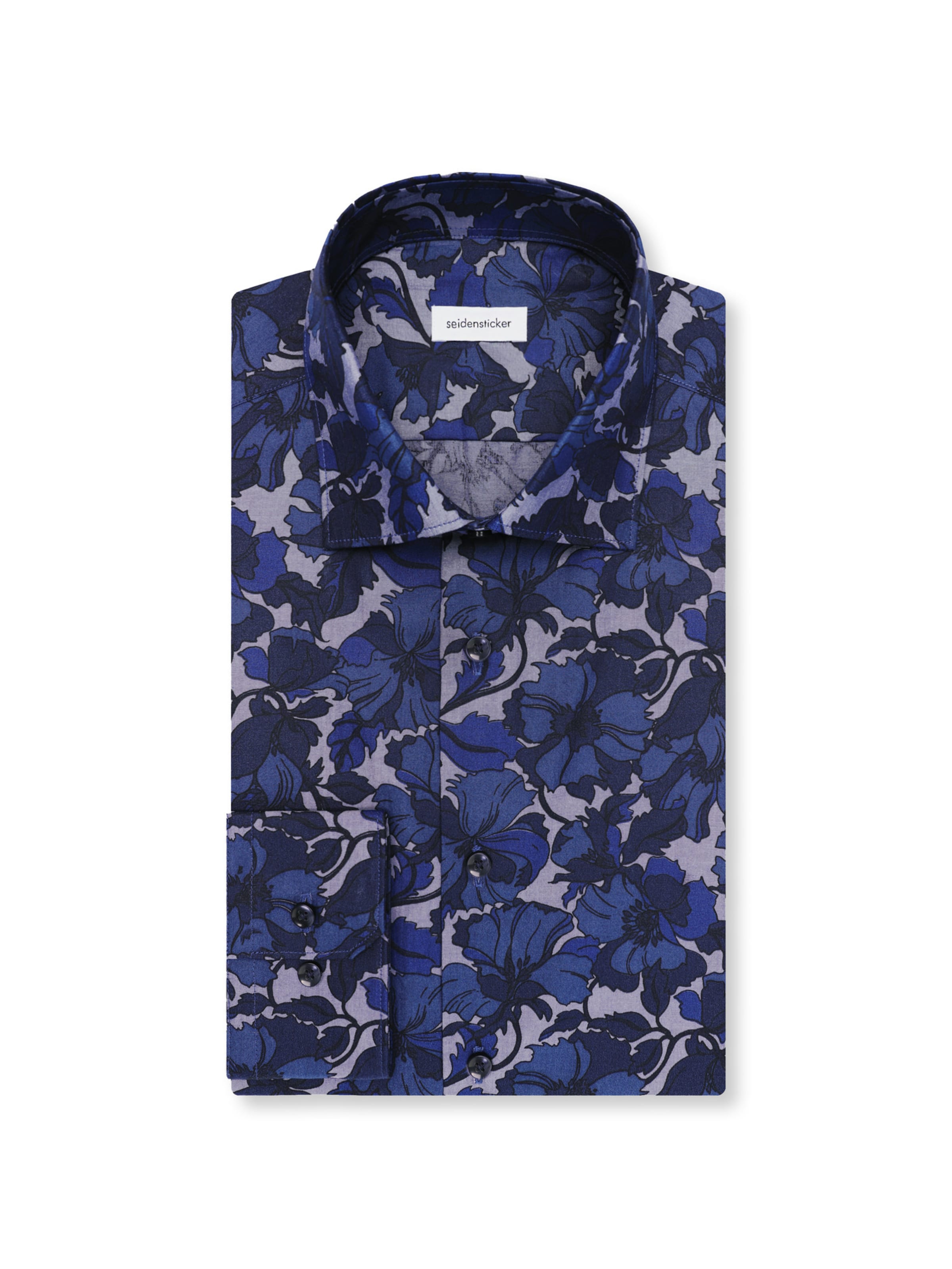 Coupe regular Chemise business 'Smart Essentials' SEIDENSTICKER en bleu