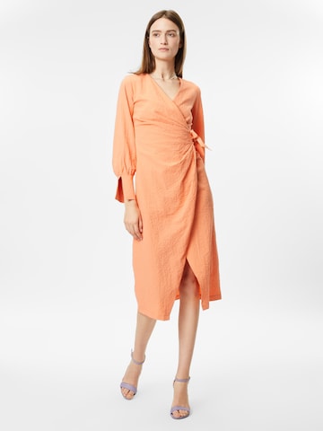 Closet London Dress in Orange: front