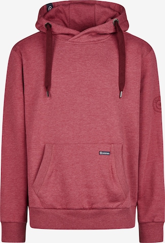 salzhaut Sweatshirt 'HEFF' in Rot: Vorderseite