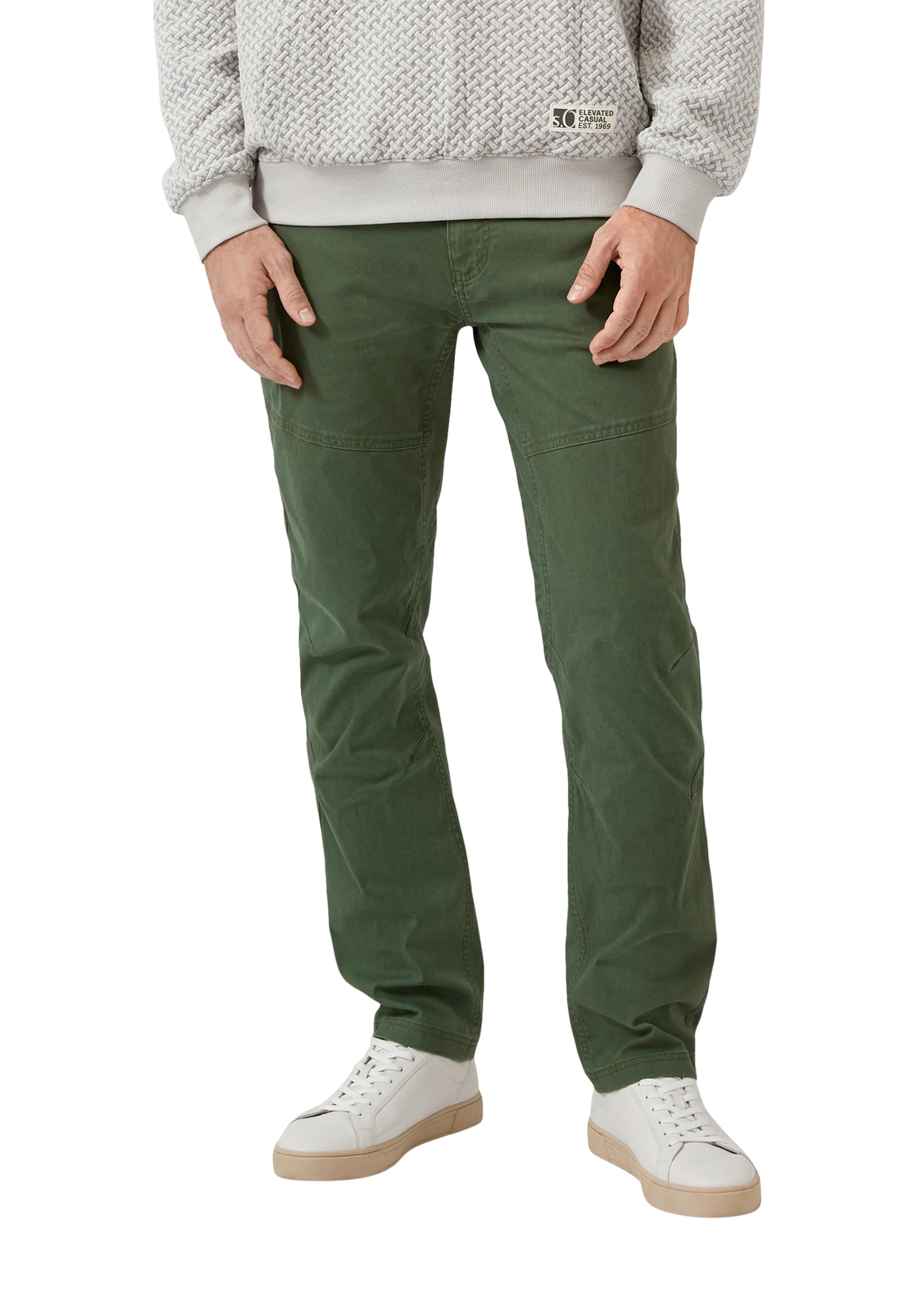 s.Oliver Regular Broek in Groen: voorkant