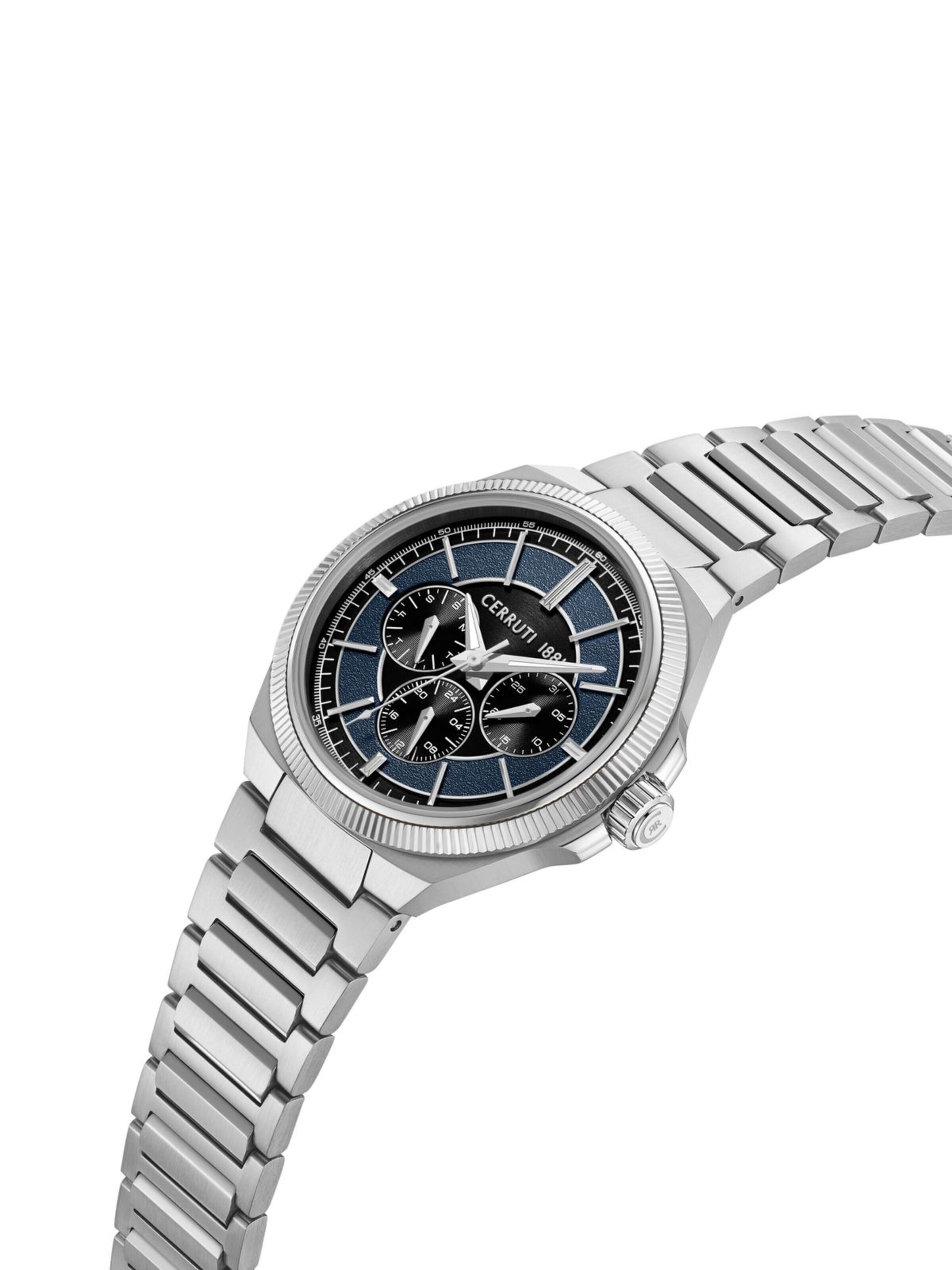 CERRUTI 1881 Analoog horloge 'Function watch Faedo' in Zilver