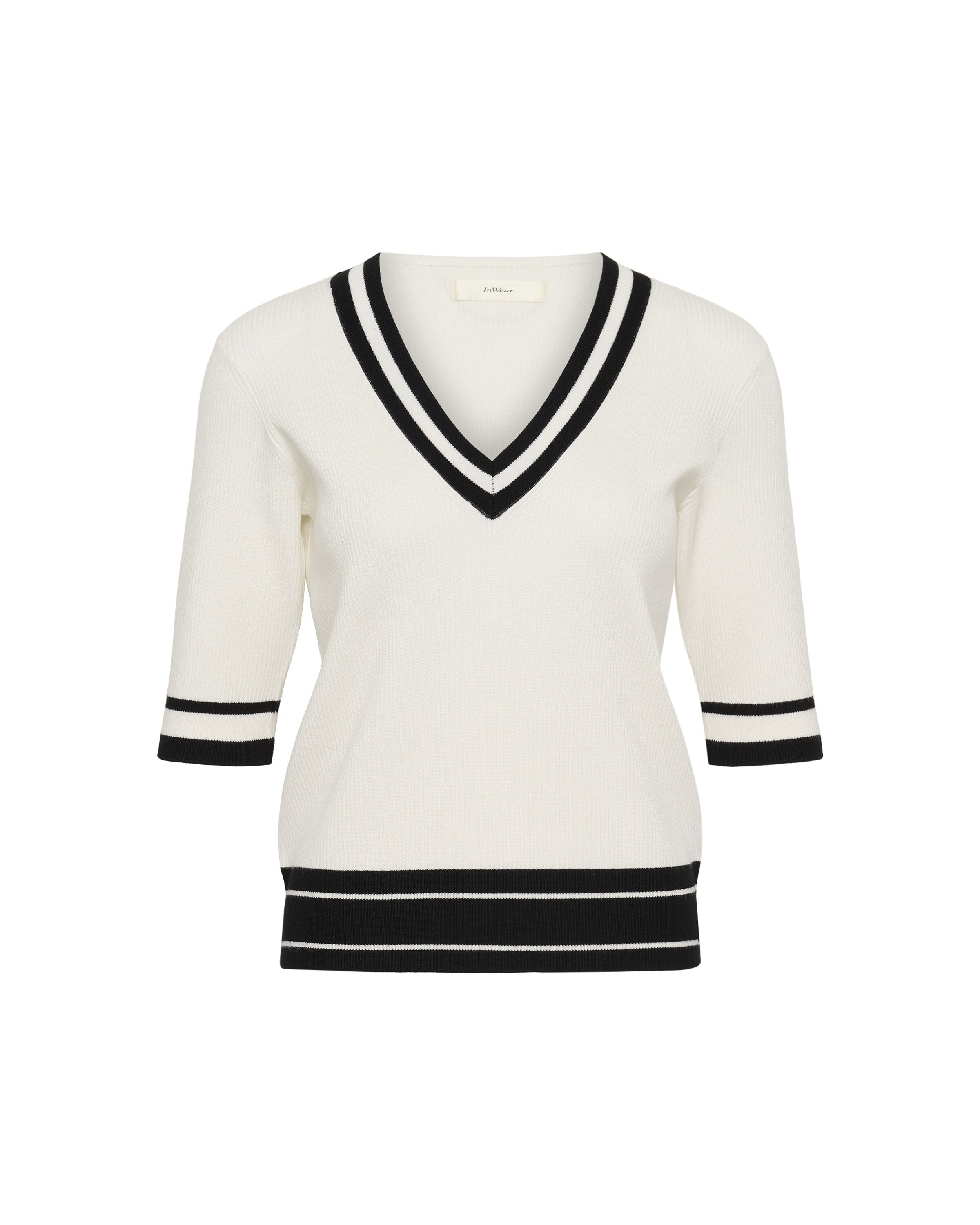 InWear Pullover 'LeenahIW' in Weiß: Vorderseite