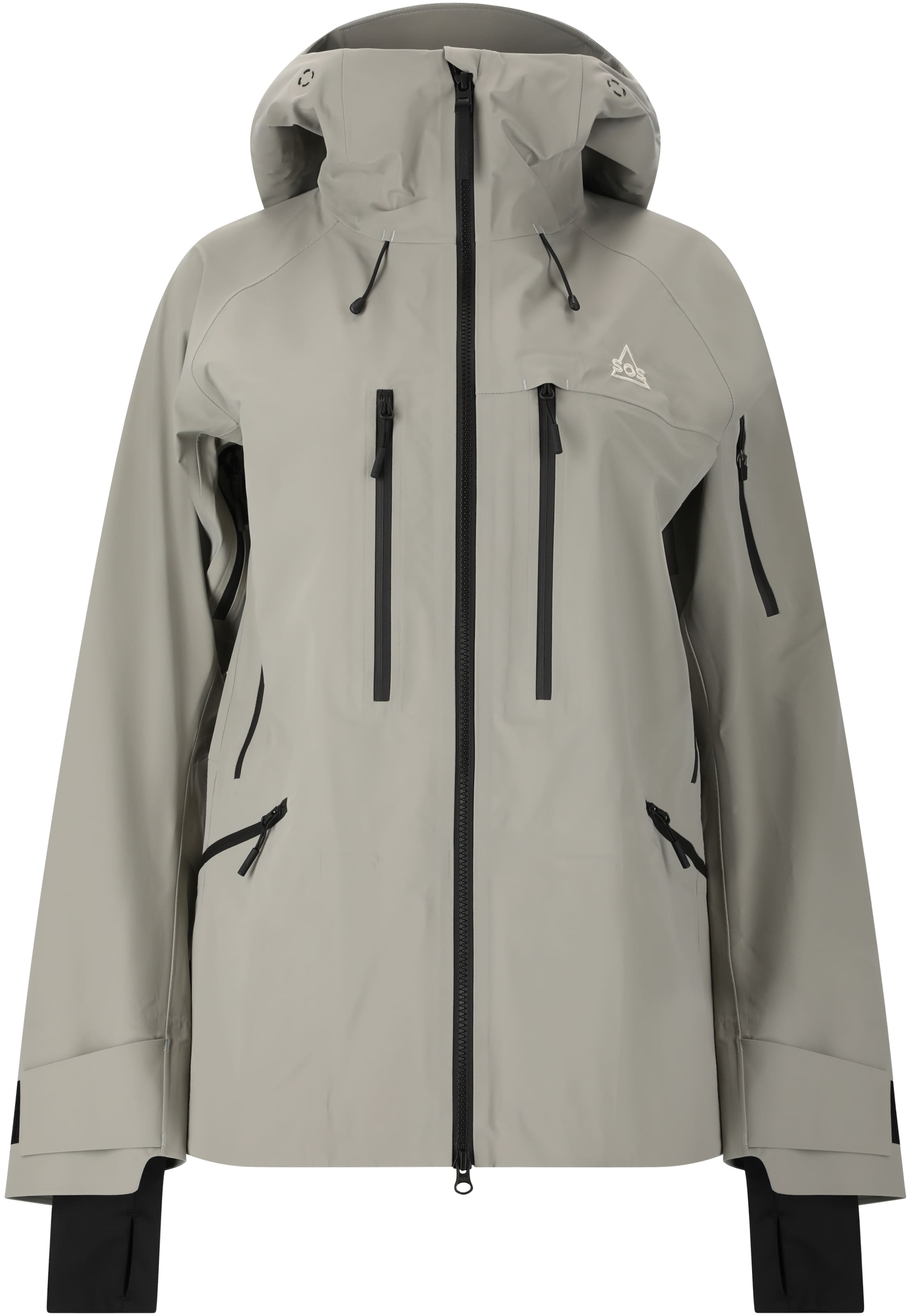 SOS Sportjas 'Kula' in de kleur Stone grey, Productweergave