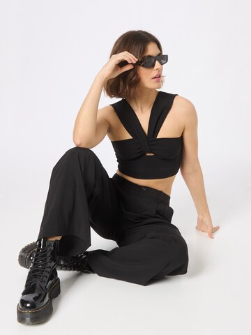 Abercrombie & Fitch Top w kolorze czarny