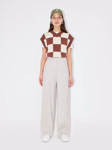 LeGer by Lena Gercke Regular Trousers with creases 'Elvira' in Grey