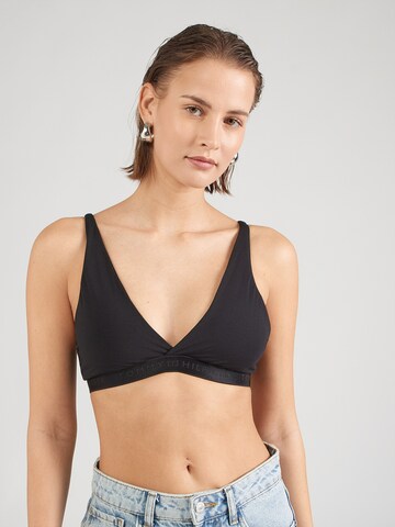 Tommy Hilfiger Underwear Τρίγωνο Σουτιέν σε μαύρο: μπροστά