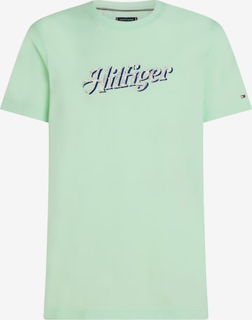 T-Shirt 'SUMMER' TOMMY HILFIGER en vert : devant