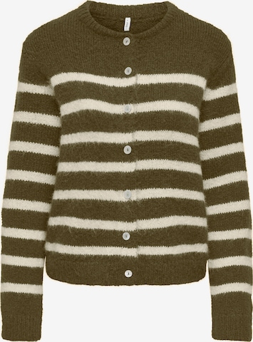 Cardigan 'ONLMAGGIE' ONLY en vert : devant