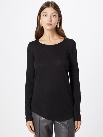 Sisley - Camiseta en negro: frente