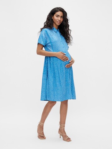 MAMALICIOUS Shirt Dress 'Mercy Lia' in Blue