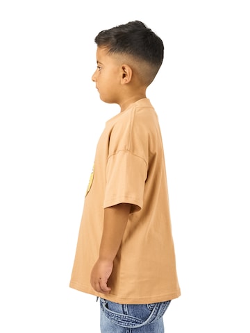 FAMILY 1ST FAMILY 4EVER Shirt 'Inner Circle' in Brown