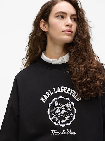 Karl Lagerfeld Dressipluus 'Ikon Choupette Muse', värv must