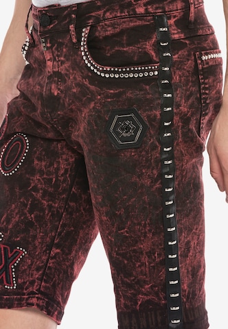 CIPO & BAXX Regular Jeans 'Rotten' in Red