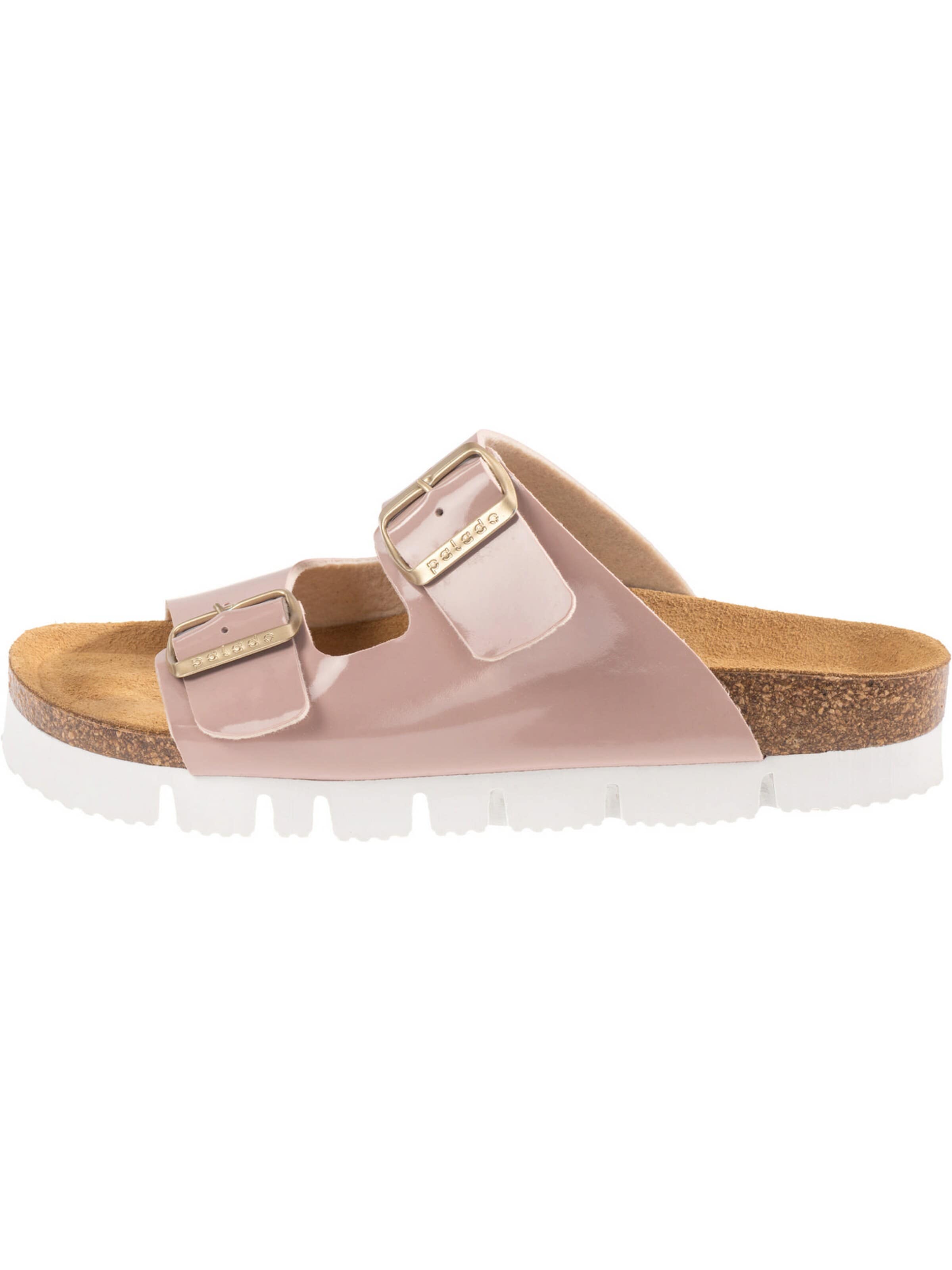 Palado Pantolette 'Korfu'‌‌‌‌‌ in Pink: Vorderseite