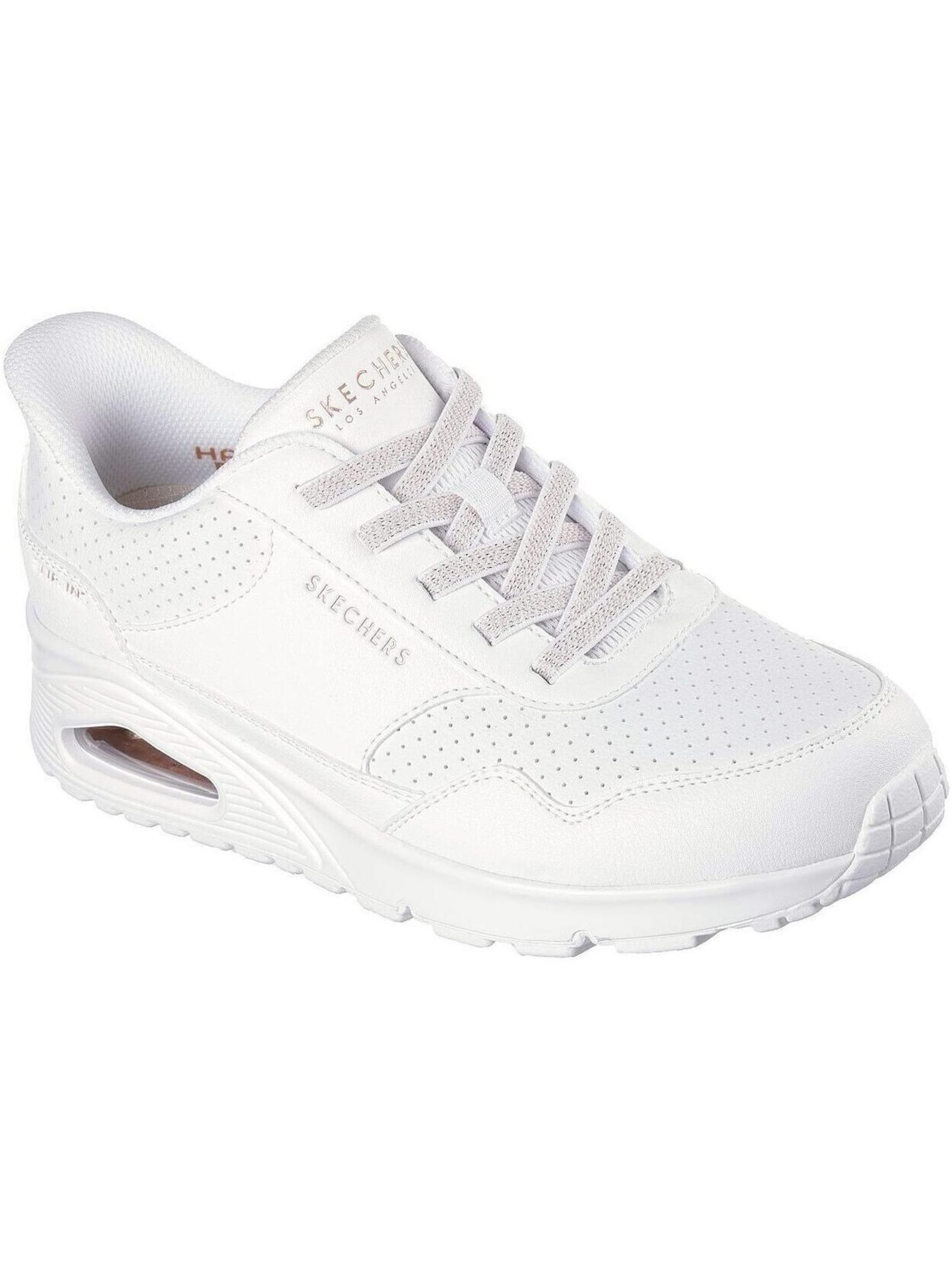 SKECHERS Athletic Shoes 'Uno - Banksia Luxe' in White: front
