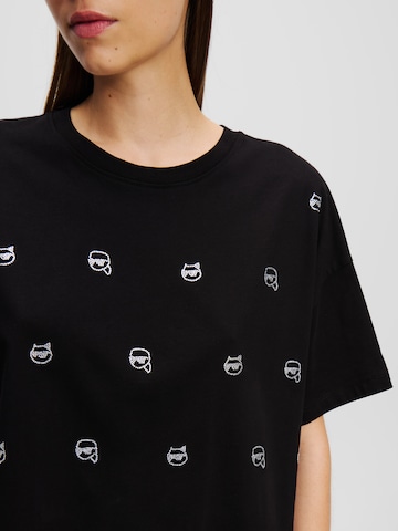 Tricou de la Karl Lagerfeld pe negru