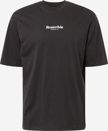 T-Shirt Resteröds en noir : devant