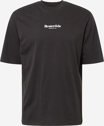 Resteröds T-Shirt (GOTS) in Schwarz: predná strana