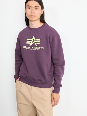 ALPHA INDUSTRIES Μπλούζα φούτερ σε λιλά