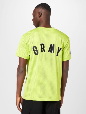 Grimey - Camisa 'CLOVEN TONGUES' em verde