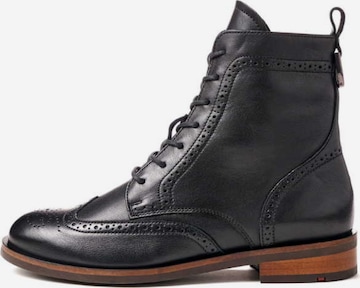 LLOYD Lace-Up Ankle Boots in Black: front