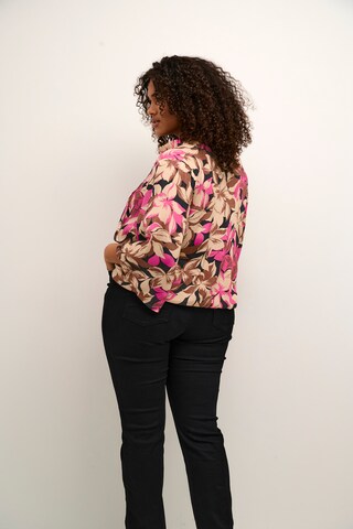 KAFFE CURVE Bluse 'Dory' in Pink